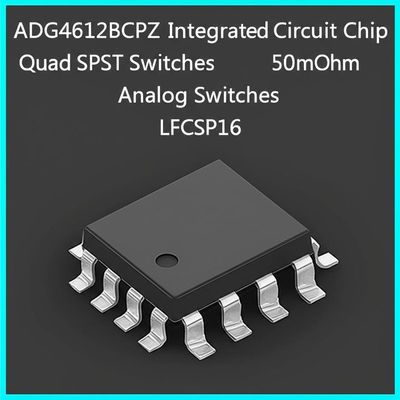ADG4612BCPZ chip di circuito integrato con 50mOhm di resistenza 4 canali quad SPST switch e 6,1 Ohm di resistenza massima