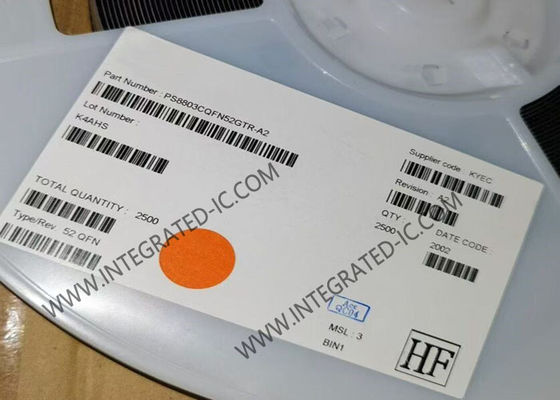 PS8803CQFN52GTR Chip di circuito integrato USB-C 10Gbps Switch IC con pacchetto QFN52 per applicazioni USB 3.1 Gen2