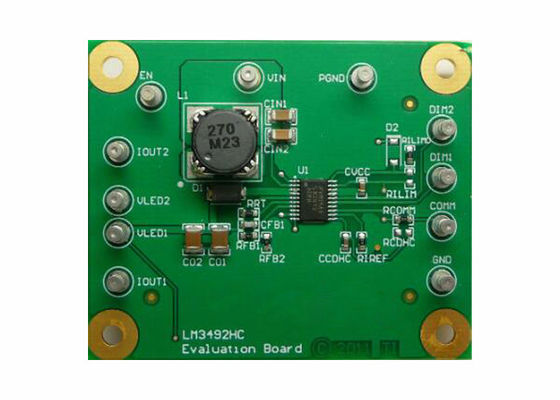 Modulo di valutazione del driver LED dimmerabile ad alto contrasto per soluzioni integrate LM3492HCEVM