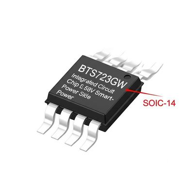 Circuito integrato BTS723GW IC Chip da 7V a 58V Smart High-Side Power Switch con 2 uscite e corrente di 2,9 A