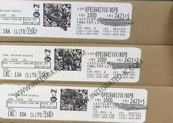 DP83848IVVX/NOPB IC Ethernet Transceiver a Porta Singola Ethernet Physical Layer LQFP48