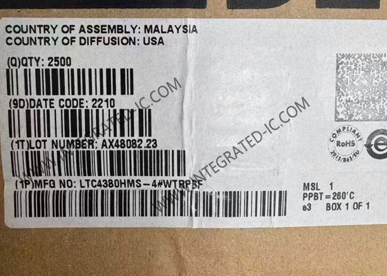 Circuito integrato LTC4380HMS-4 con protezione da sovratensione a bassa corrente di riposo e grado automobilistico