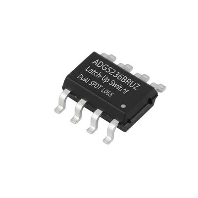 Circuito integrato ADG5236BRUZ, chip IC con 2 canali, doppi interruttori SPDT, 200 Ohm di resistenza allo stato ON e tensione di alimentazione da 9V a 40V