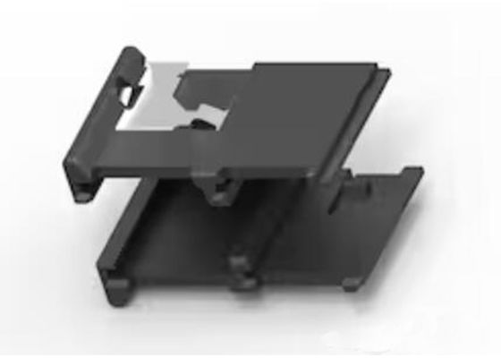 2112650-1 2X3 POS Automotive Connector Retainer with Black PBT GF Material for -40°C ~ 120°C