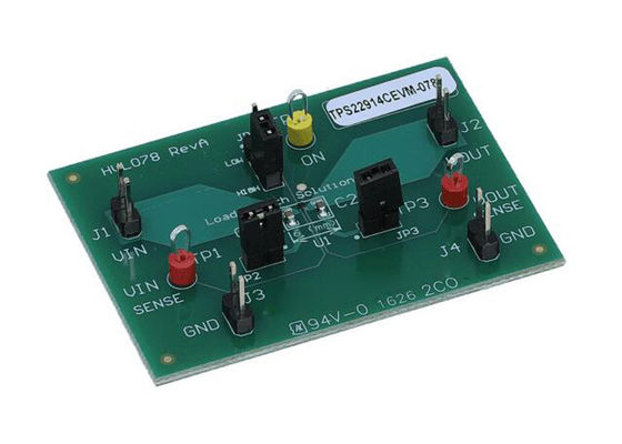 Scheda di valutazione Embedded Solutions TPS22914CEVM-078 per interruttore di carico TPS22914C