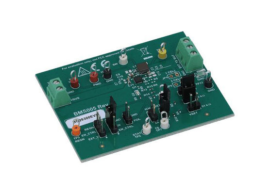 Modulo di valutazione caricabatterie buck BQ25300EVM Embedded Solutions 1-cella 17V 3A