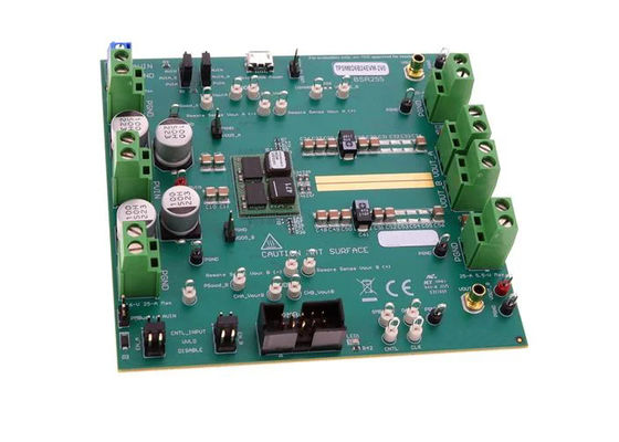 Scheda di valutazione del convertitore DC/DC step-down a 550kHz da 25A con soluzioni integrate TPSM8D6B24EVM-2V0