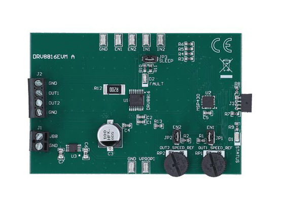 Modulo di valutazione del driver motore a doppio ponte H a mezza ponte DRV8816EVM Embedded Solutions 40V