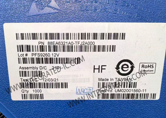88EA6321A0-TFJ2A000 Ricetrasmettitore di livello fisico Ethernet di grado automobilistico 1 con 100/1000BASE-T1