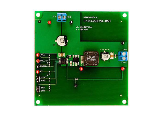 TPS54356EVM-058 Soluzioni incorporate 3A 4.5V a 20V Modulo di valutazione del convertitore CC/DC