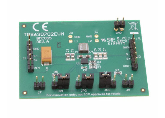 Scheda di valutazione del convertitore buck-boost Embedded Solutions TPS630702EVM con corrente di commutazione di 3,6 A