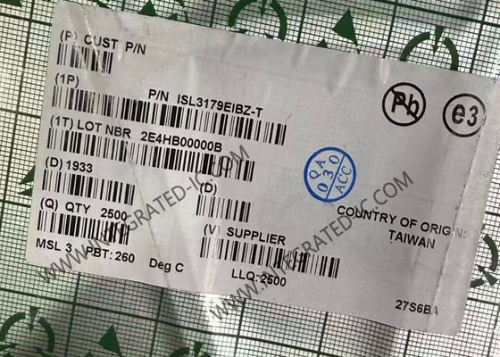 ISL3179EIBZ Chip a circuito integrato 40Mbps 3.3V RS-485/RS-422 Trasmettitore con carico unitario 1/5 per la comunicazione ad alta velocità