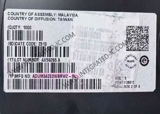 Chip di circuito integrato ADUM342E0WBRWZ 5700Vrms Quad-Channel Digital Isolators