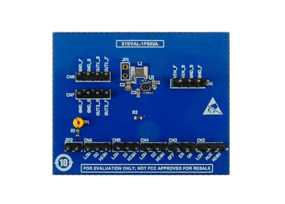 STEVAL-1PS02A Soluzioni incorporate 400mA DC/DC Sincrono Step Down Converter Board di valutazione