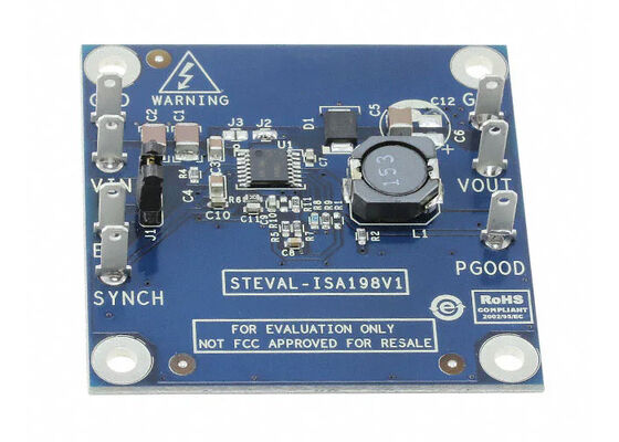 STEVAL-ISA198V1 Soluzioni incorporate 2A Step Down DC-DC Switching Regulator Evaluation Board