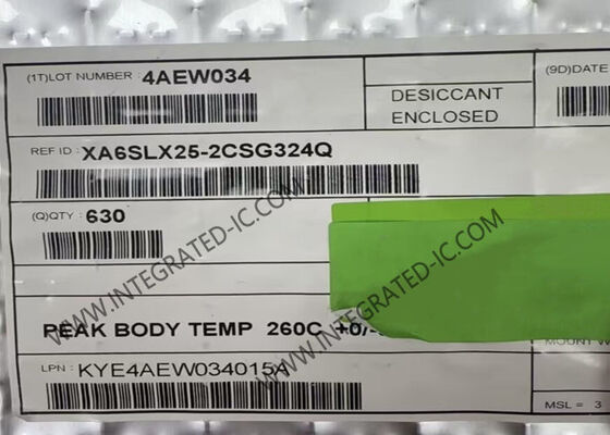 Logica programmabile programmabile IC di gate array XA6SLX25-2CSG324Q 1080MHz del campo