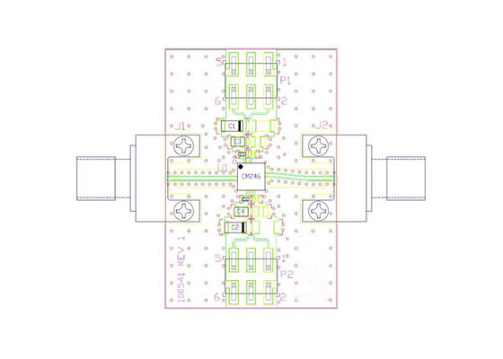 CMD246C4-EVB Scheda di valutazione amplificatore a basso rumore da 8 GHz a 22 GHz per soluzioni integrate