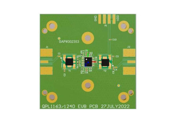 QPL1163EVB-02 Soluzioni incorporate Strumenti di sviluppo RF 19dB CATV Amplifier Evaluation Board
