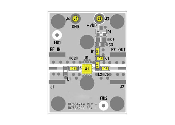 TQP3M9038-PCB-RF Embedded Solutions 50MHz To 4GHz High-Linearity LNA Gain Block Evaluation Board
