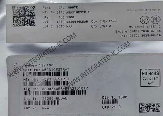 Chip di circuito integrato A5931GESTR-1-T 3A driver motore multifase QFN24