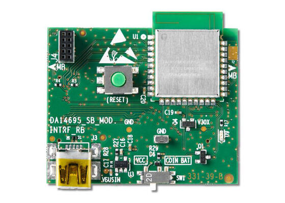 DA14695MOD-00F1DB-P Daughterboard per soluzioni embedded DA14695MOD BT Low Energy 5.2 Module Development Kit Pro