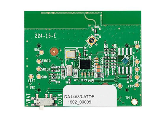 DA14683-00U2DB-P Soluzioni incorporate DA14683 BT Low Energy 5.1 Development Kit Pro WL-CSP53 Daughterboard