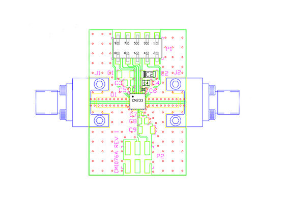 CMD233C4-EVB Soluzioni incorporate 2-20 GHz Amplificatore a basso rumore distribuito