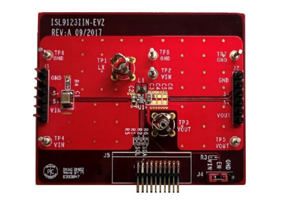 Scheda di valutazione del regolatore buck switching ad alta integrazione per soluzioni embedded ISL9123IIN-EVZ
