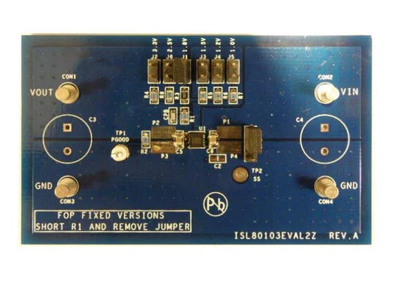 Scheda di valutazione del regolatore di tensione lineare a canale singolo ISL80103EVAL2Z Embedded Solutions