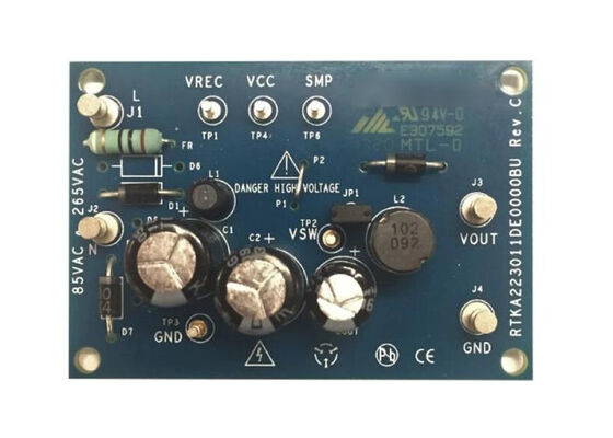 RTKA223011DE0000BU Scheda di valutazione Embedded Solutions per convertitore buck ad alta tensione RAA223011