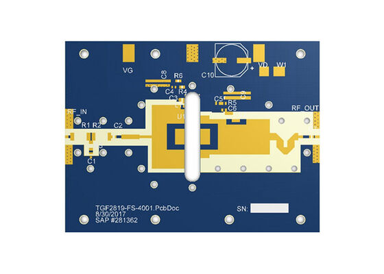 TGF2819-FLEVB02 Scheda di valutazione transistor RF GaN da DC a 4GHz 50V 200W per soluzioni embedded