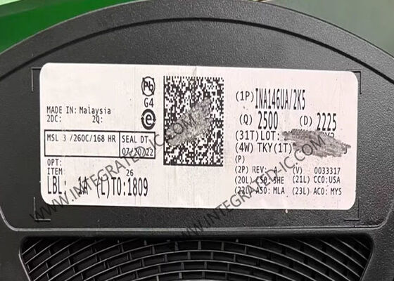 INA146UA Amplificatore di differenze di guadagno programmabile ad alta tensione di precisione con ampia gamma di alimentazione