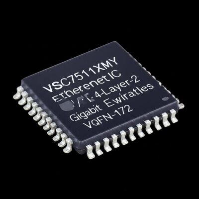 VSC7511XMY Ethernet IC 1.2V 4-Port Layer-2 Gigabit Ethernet Switch in pacchetto VQFN-172