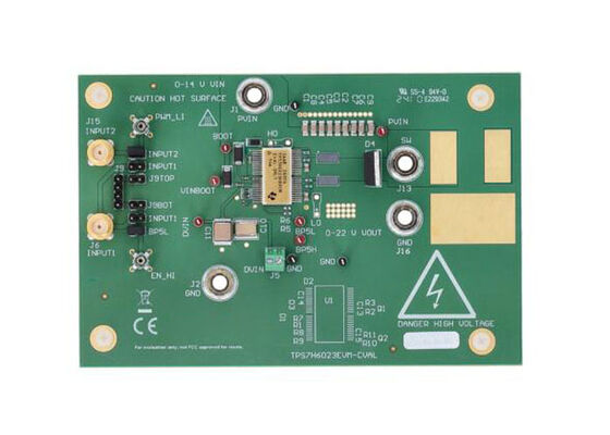 TPS7H6023EVM-CVAL Soluzioni incorporate TPS7H6023-SP Modulo di valutazione del driver di gate GaN a mezzo ponte