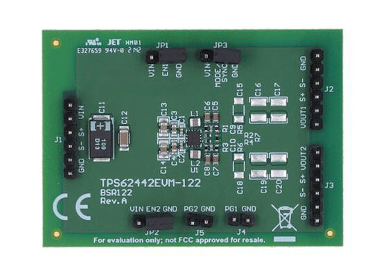 TPS62442EVM-122 Embedded Solutions Modulo di valutazione convertitore step-down doppio TPS6244x-Q1