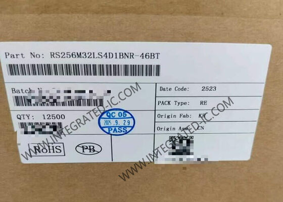 Chip IC di memoria RS256M32LS4D1BNR-46BT 1Gbit LPDDR4 SDRAM con configurazione 256Mb x 32-bit e velocità di trasferimento dati di 8,53 GB/s in package FBGA-200