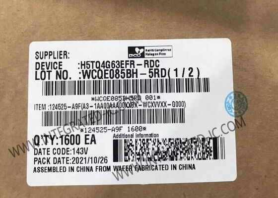 H5TQ4G63EFR-RDC Chip IC di memoria SDRAM DDR3 da 4 Gbit con velocità di trasferimento dati di 2133 Mbps in package FBGA-96 per applicazioni ad alta densità