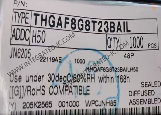 Chip IC di memoria NAND flash UFS 32Gbit con interfaccia UFS 2.1 in pacchetto 153-WFBGA