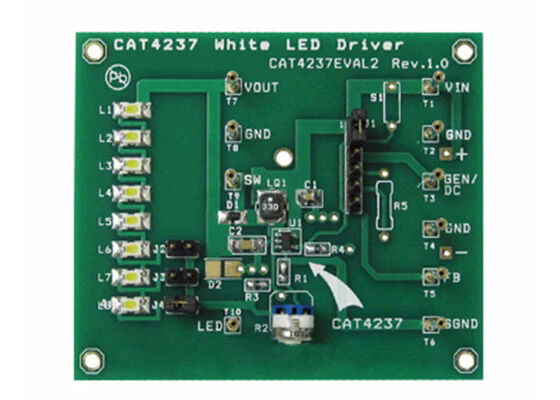 CAT4237BGEVB Soluzioni incorporate CAT4237 Tavola di valutazione dei driver a LED dimmabili