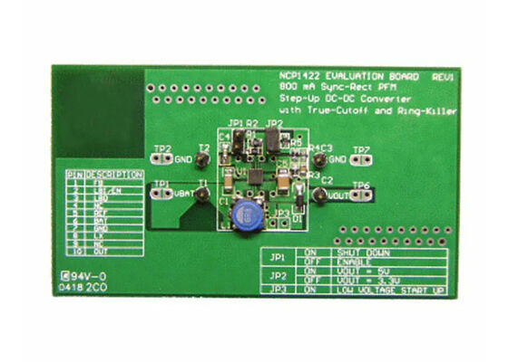 NCP1422GEVB Soluzioni Integrate 1V a 5V Uscita Non Isolato DC/DC Step Up Scheda di Valutazione