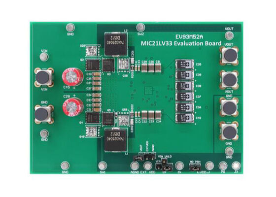 Scheda di valutazione per soluzioni integrate EV93M52A per il controller buck sincrono MIC21LV33