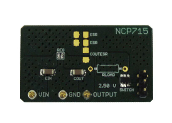 NCP715MXTBGEVB Soluzioni incorporate 50mA 6V a 24V Board di valutazione del regolatore di tensione lineare