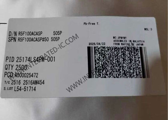 R5F100ACASP 32MHz Microcontrollore a 16 bit MCU RL78 Core LSSOP30 Package