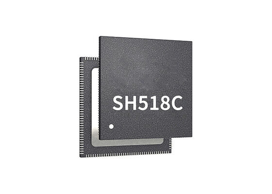 Chip processore AI SH518C AI a basso consumo e alta efficienza, chip SoC AI con NPU da 0,8 TOPS in package QFN-128