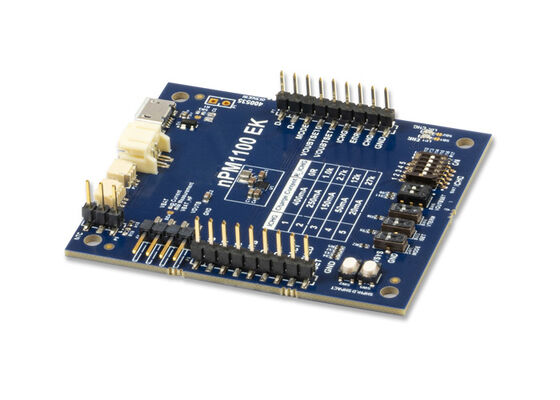 Scheda di valutazione per la gestione dell'alimentazione e caricabatterie per soluzioni embedded NPM1100-EK