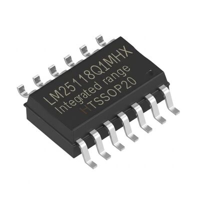 Chip a circuito integrato LM25118Q1MHX Convertitore Buck-Boost con ampia gamma di tensione, frequenza di commutazione 500 kHz, in package HTSSOP20