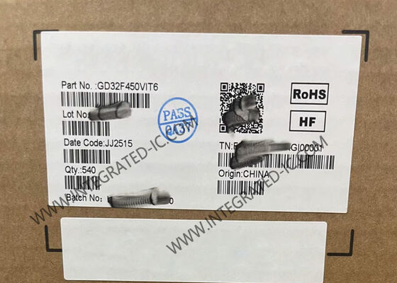 Microcontrollore GD32F450VIT6 MCU 200MHz ARM Cortex-M4 a 32 bit con package LQFP100