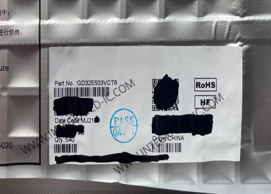 Microcontrollore MCU GD32E503VCT6 a 32 bit ad alte prestazioni 180MHz 1.71V - 3.63V