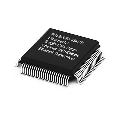RTL8208D-VB-GR Ethernet IC Octa-Canale 8-Porte 10/100Mbps Ethernet Transceiver con Interfaccia RS8MII
