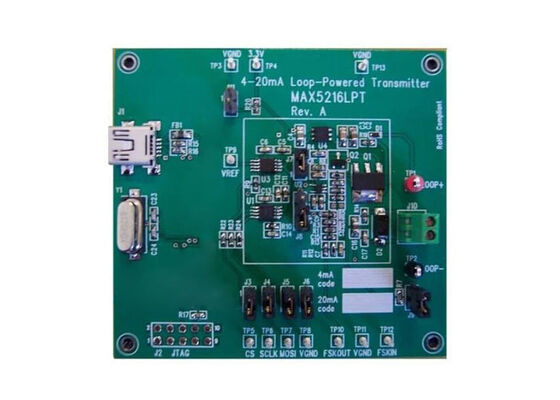 MAX5216LPTEVKIT Embedded Solutions Scheda di valutazione convertitore DAC rail-to-rail a 16 bit MAX5216